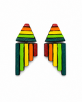 Vibrant Geometric Statement Earrings ET-004