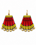 Handcrafted Beaded Dangle Earrings ET-005