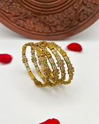 Lakshmi stone temple bangles BG-004