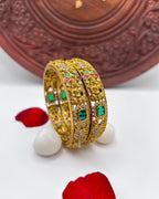 Heritage Lakshmi with stone Bangles BG-011