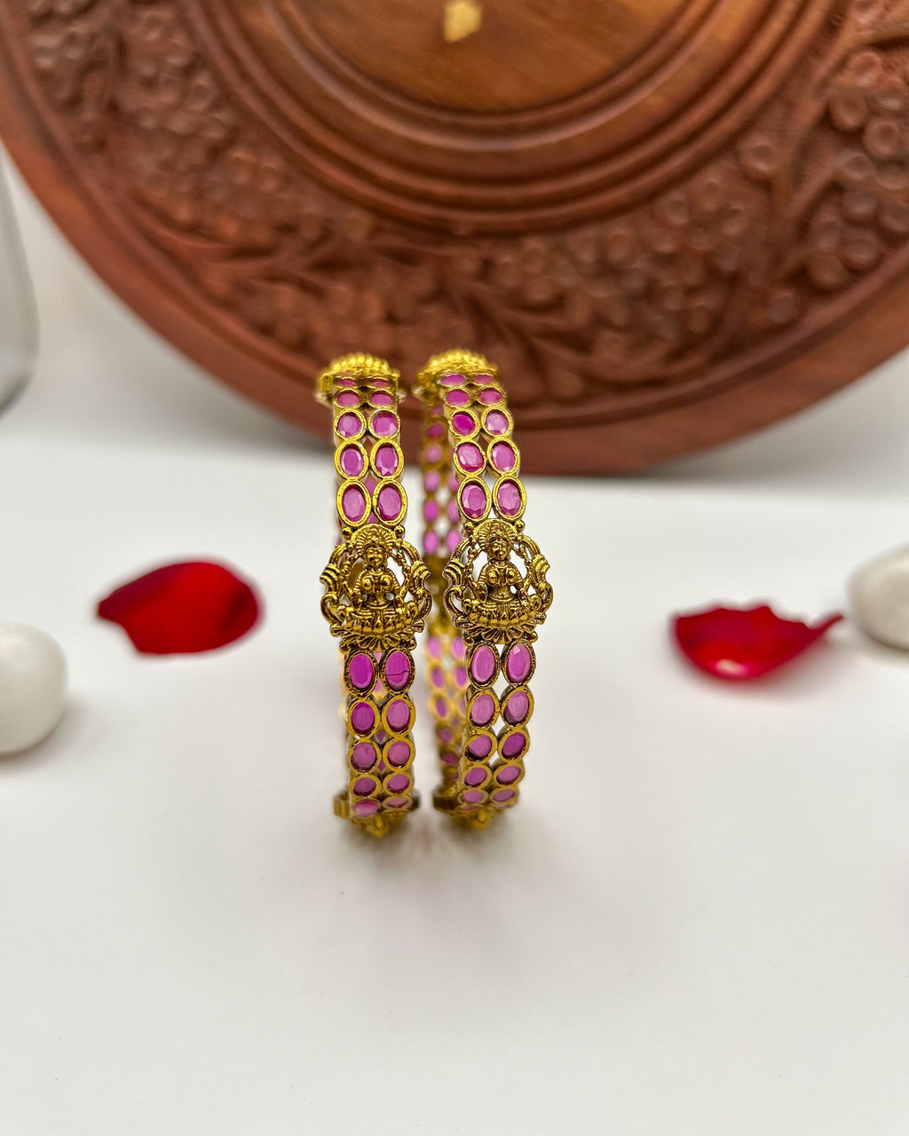 Lakshmi Ruby temple Bangles BG-012