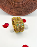Temple Inspired Stone Bangles BG-010