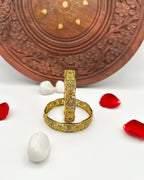 Floral antique stone bangles BG-006