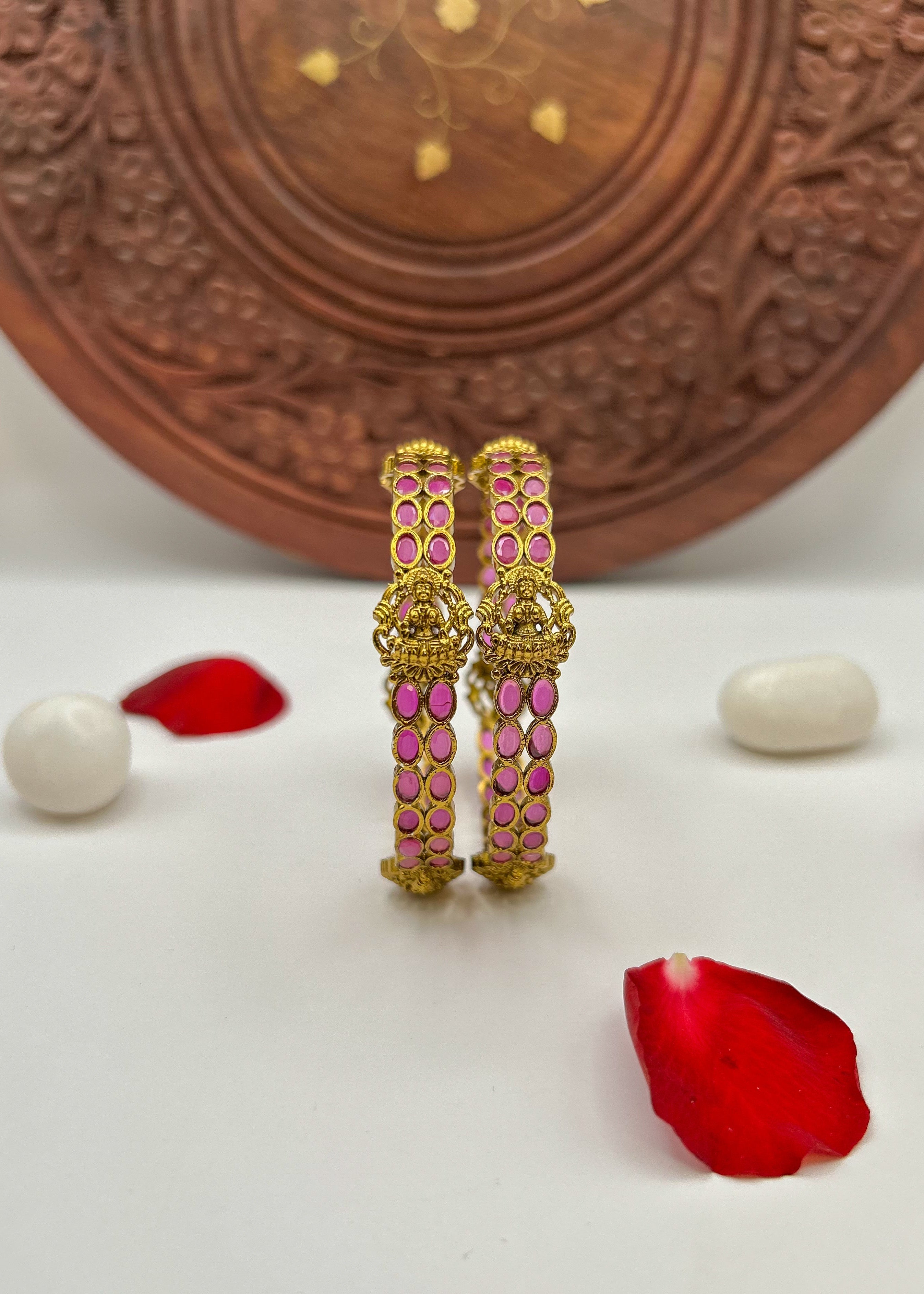 Lakshmi Ruby temple Bangles BG-012