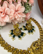 Antique Dual Pendant Temple Set NK-013