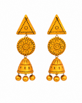 Antique Gold Terracotta Jhumkas ET-002
