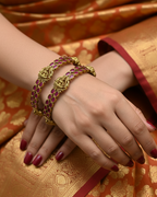 Lakshmi Ruby temple Bangles BG-012