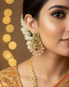Lakshmi pearl drop earrings ER-001