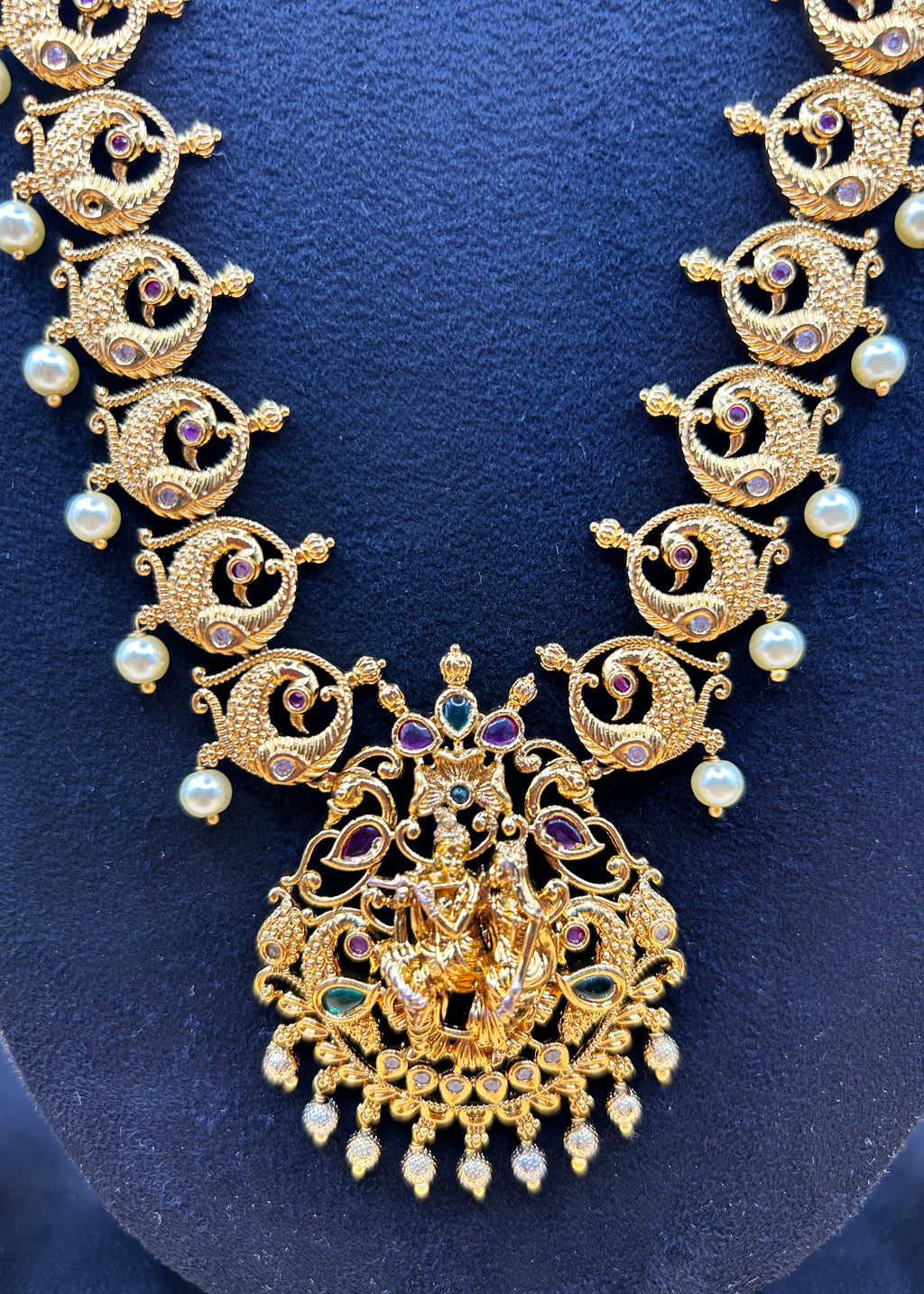 Divine Radha Krishna haaram necklace. NK-008