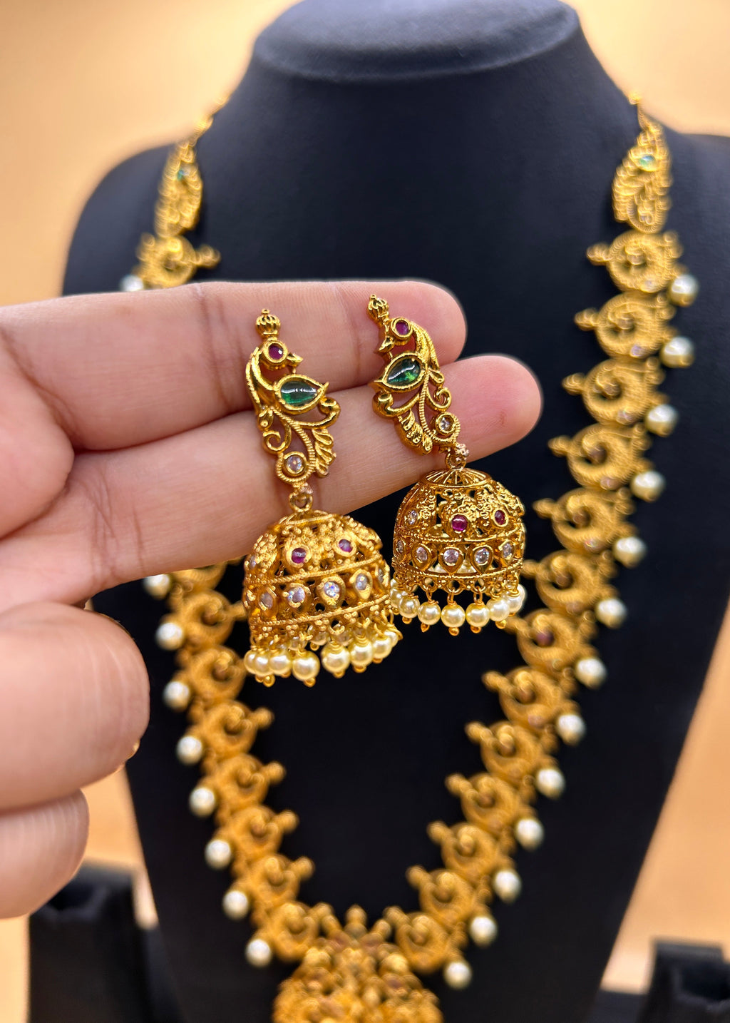 Divine Radha Krishna haaram necklace. NK-008