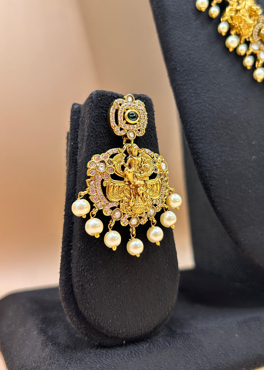 Divine Lakshmi Vishnu Sheshnag bridal Haram NK-007