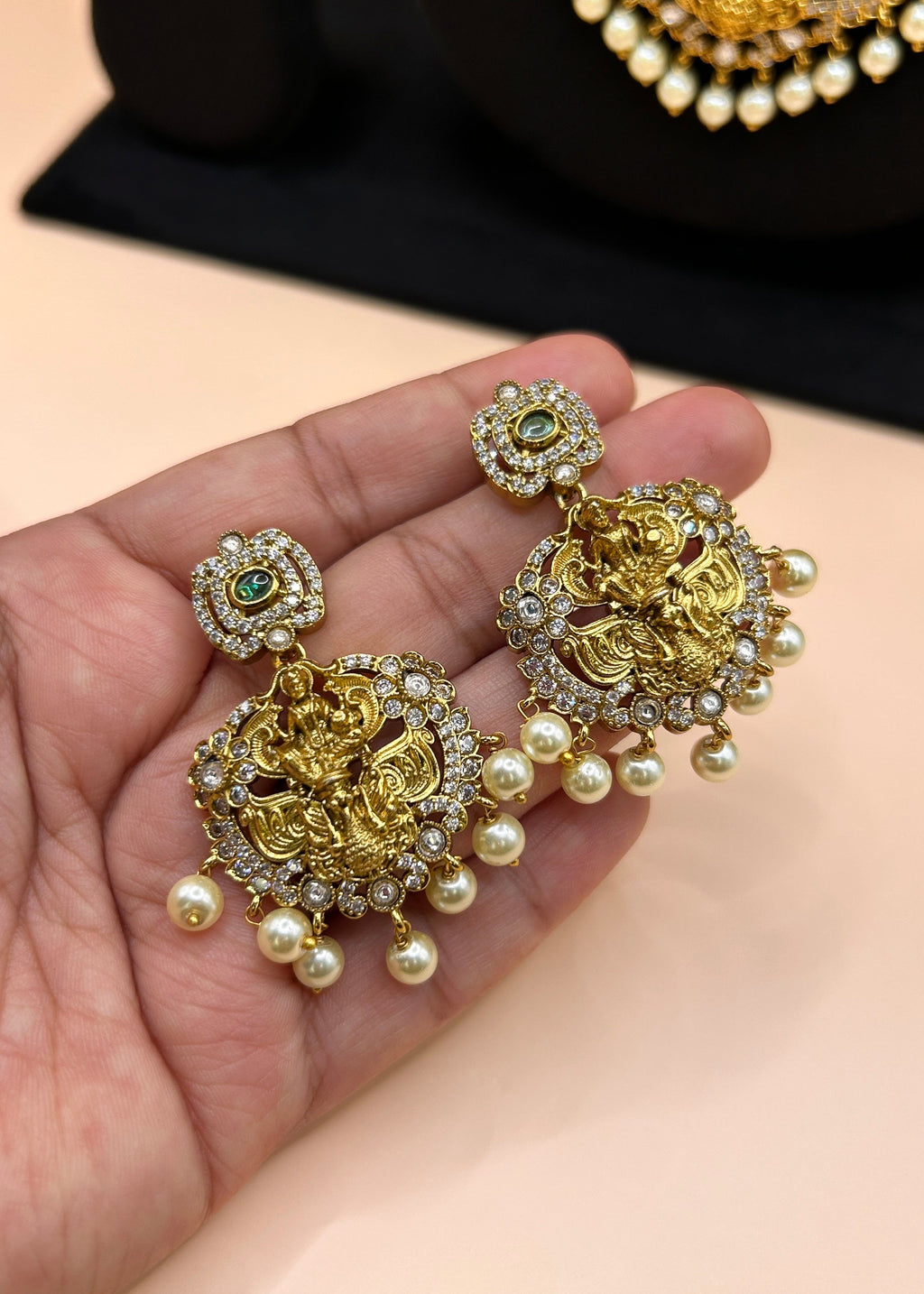 Divine Lakshmi Vishnu Sheshnag bridal Haram NK-007