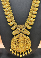 Divine Ganesha pendant long haram NK-006