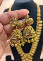 Divine Ganesha pendant long haram NK-006