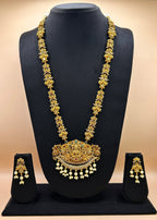 Swinging moon Lakshmi peacock temple bridal Haram NK-002