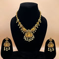 Divine Gaja Lakshmi antique peacock necklace