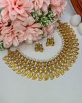 Antique Gold Lakshmi Mango Necklace NK-053
