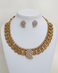 Antique Lakshmi Pearl Coin Necklace