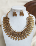 Antique Gold Lakshmi Mango Necklace NK-053