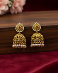 Artisan crafted Antique Drop Jhumka ER-005