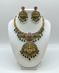 Antique Beautiful Temple Lakshmi peacock set NK-016