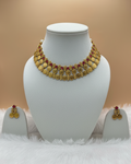Double Layer Ruby Kasu Necklace NK-066