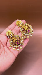 Lakshmi pearl drop earrings ER-001