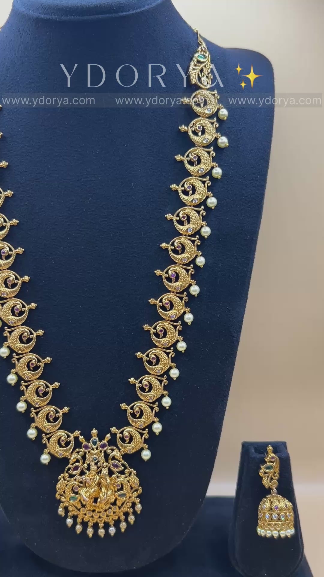 Divine Radha Krishna haaram necklace. NK-008