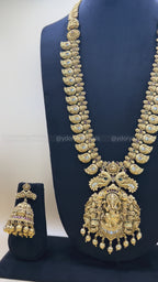 Divine Ganesha pendant long haram NK-006